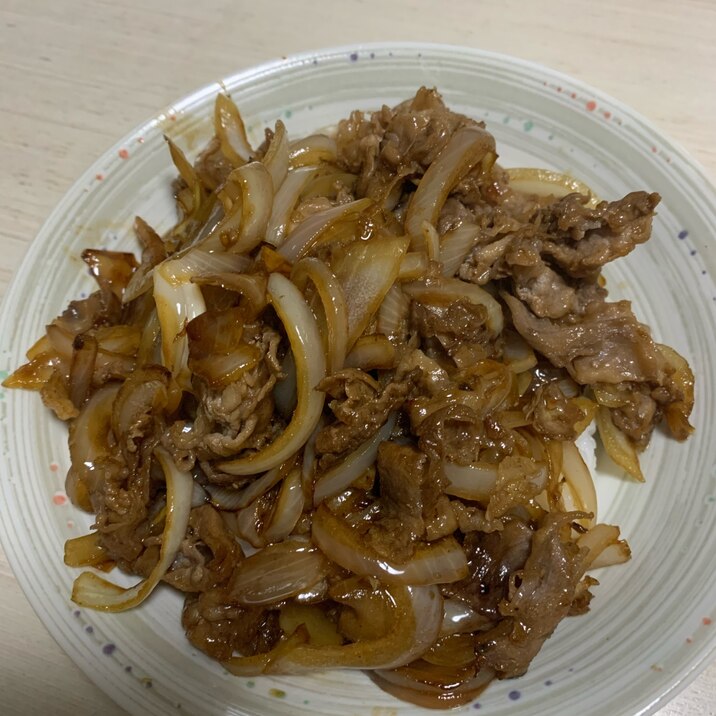 簡単!甘ダレ豚丼⭐️